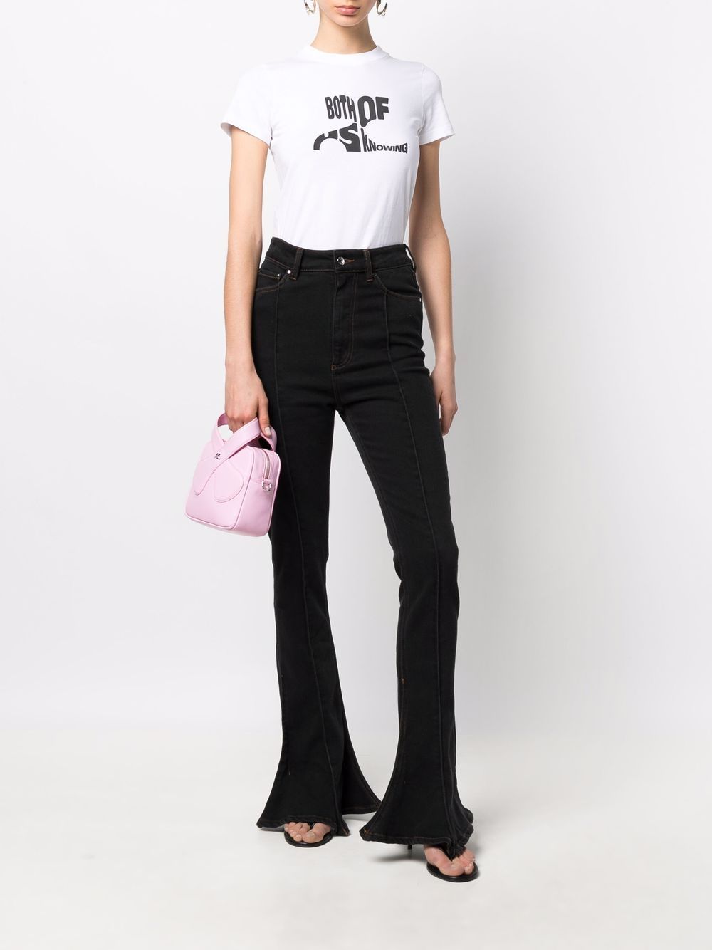 COURRÈGES WOMEN Both Of Us Knowing T-Shirt White