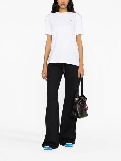 OFF-WHITE WOMEN Round Piping Detail Sweat Pants Black