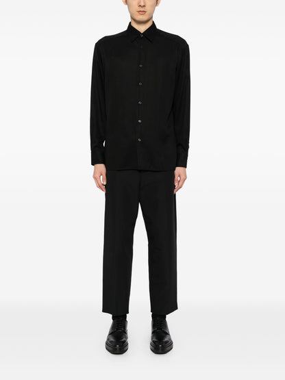 BOSS C-Cory Long Sleeve Cotton Shirt Black