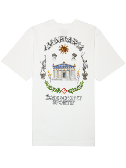 CASABLANCA Le Temple Du Sport Printed T-Shirt White