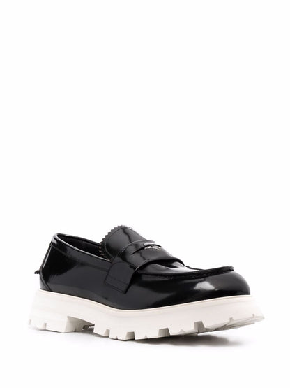 Alexander McQueen Contrast Sole Loafers