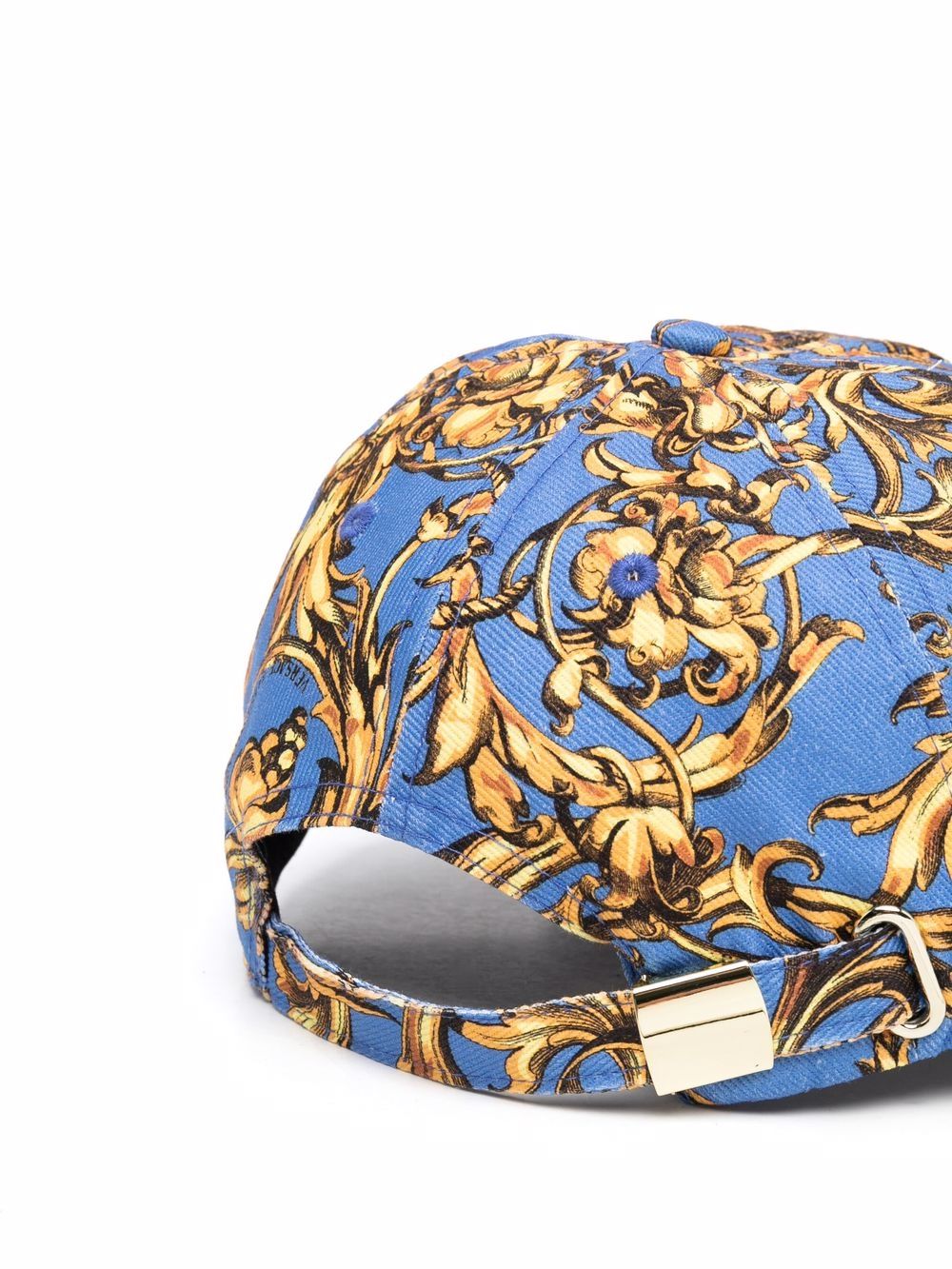 VERSACE JEANS COUTURE Baroque Logo Cap Blue