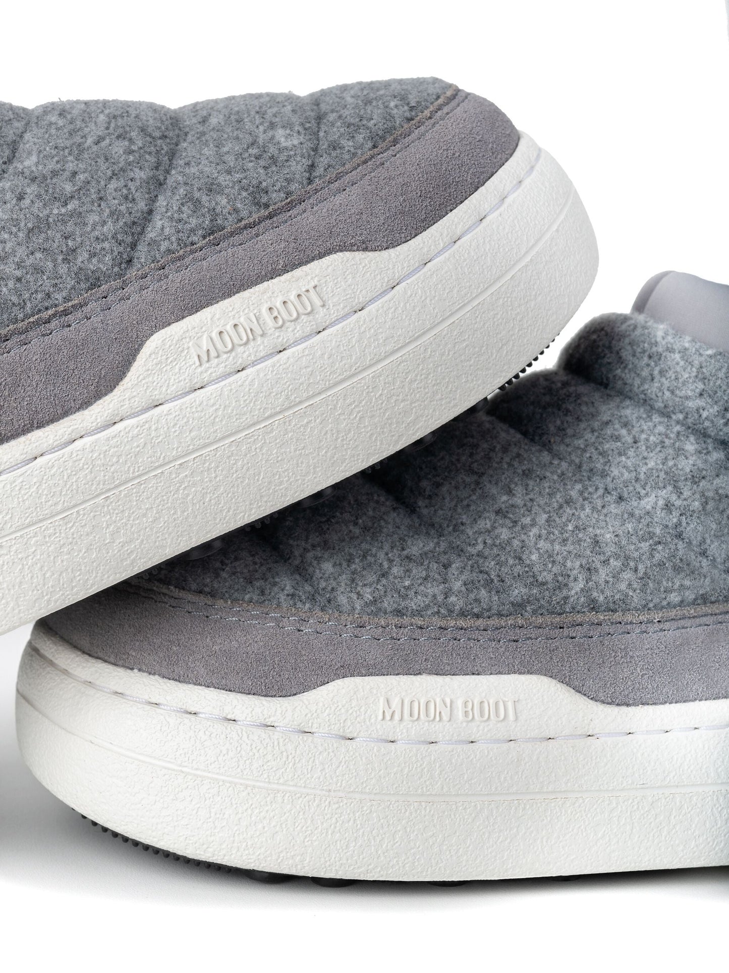 MOON BOOT Park Soft Felt Sneakers Grey