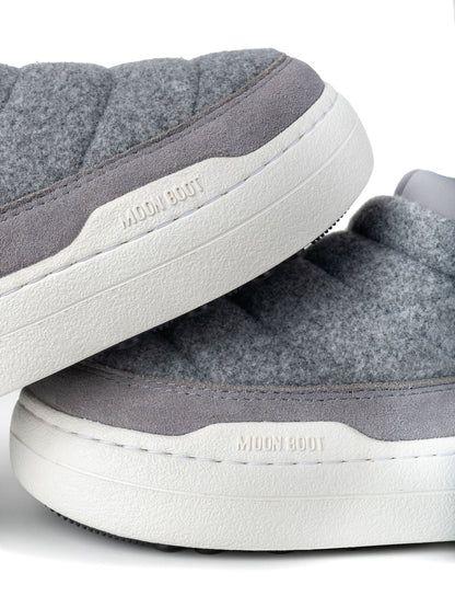 MOON BOOT Park Soft Felt Sneakers Grey