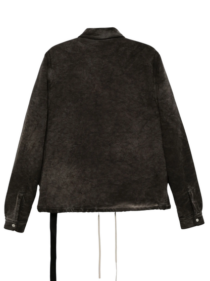 RICK OWENS DRKSHDW Woven Padded Jacket Dust Brown