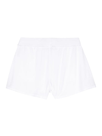 RALPH LAUREN WOMEN Athletic Terry Shorts White