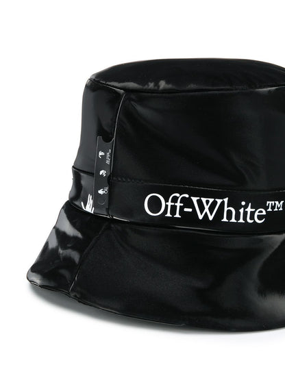 OFF-WHITE Logo Rain Hat Black