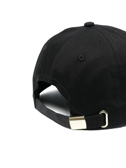 VERSACE Logo Cap Black/Gold
