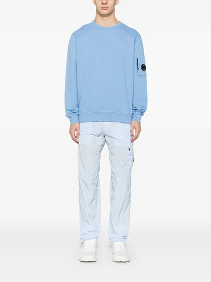 C.P. COMPANY Lens Patch Sweatshirt Light Blue