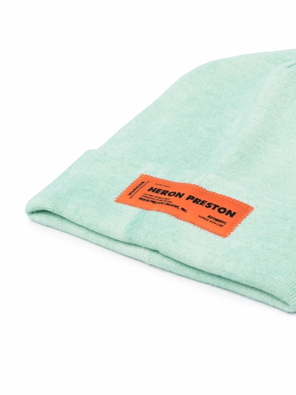 HERON PRESTON Logo Beanie Green