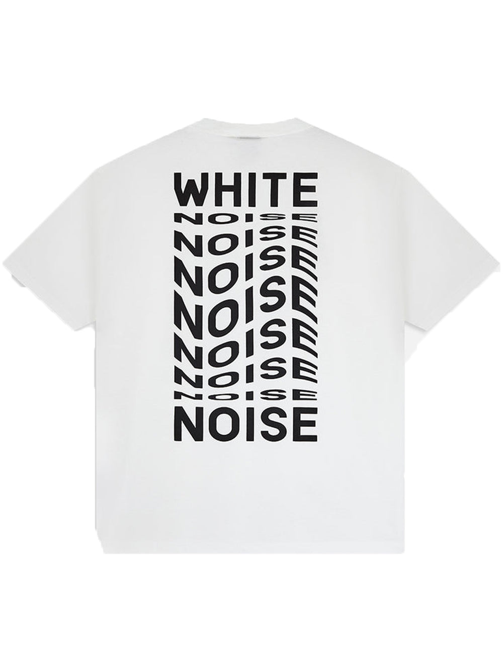 WHITE NOISE Branded Graphic T-shirt White