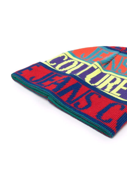 VERSACE Multicolour Logo Beanie