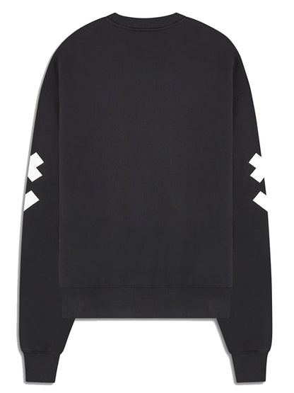 WHITE NOISE Classic Logotype Sweatshirt Black