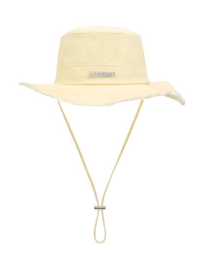 JACQUEMUS Le Bob Artichaut Sun Hat Pale Yellow