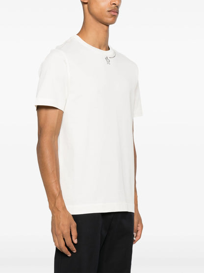 MONCLER GRENOBLE Logo-print T-shirt White