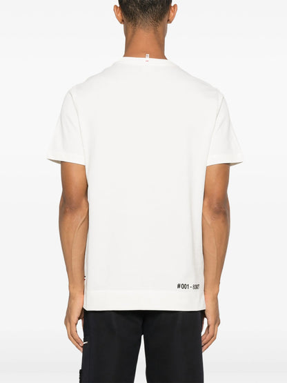 MONCLER GRENOBLE Logo-print T-shirt White