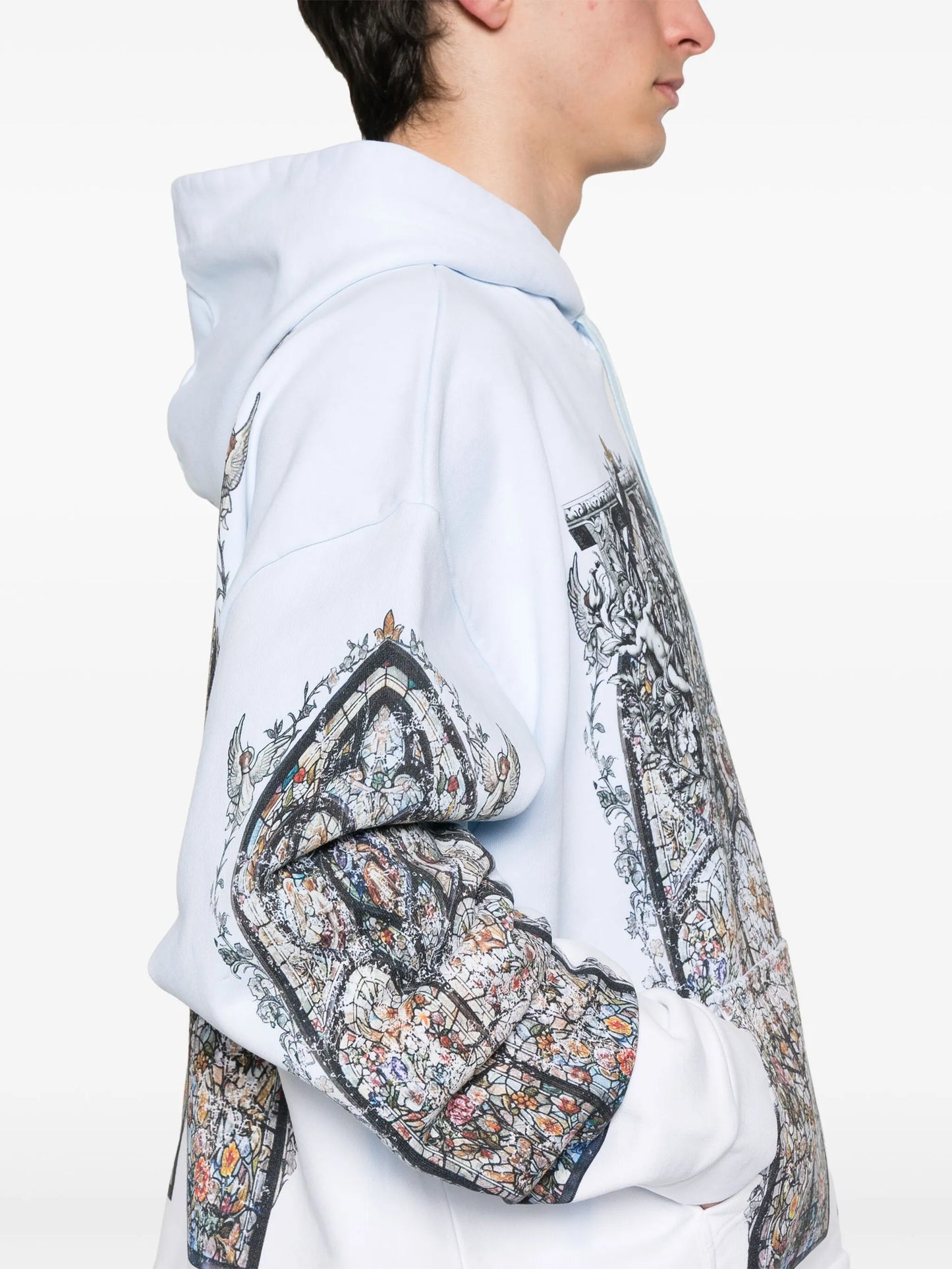 WHO DECIDES WAR Ignatius Hoodie Sky Blue
