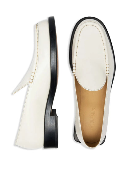 JACQUEMUS Les Mocassins Loafers Off-White