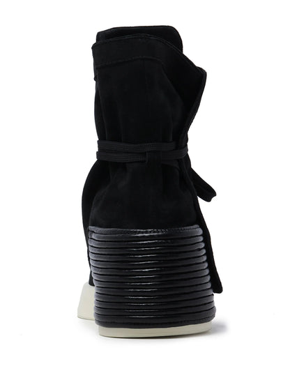 FEAR OF GOD Moc High Layered Suede Boots Black
