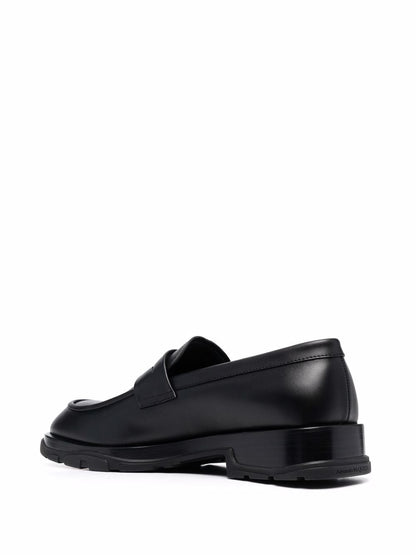 ALEXANDER MCQUEEN Leather Loafers Black