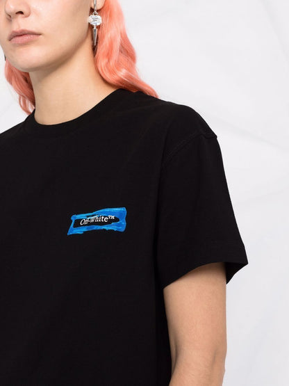OFF-WHITE WOMEN Painted Arrows T-Shirt Black