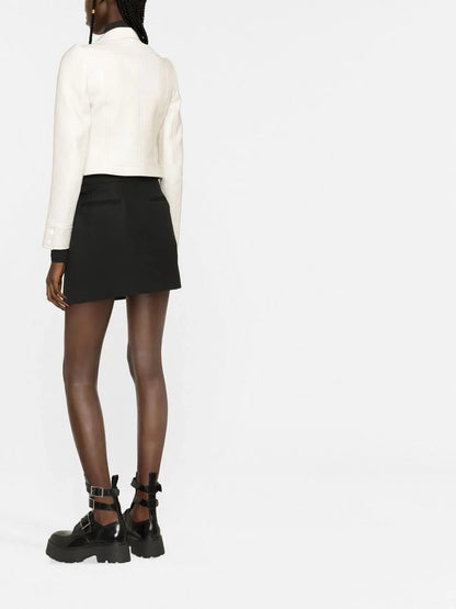 COURREGES WOMEN Vinyl Re-edition Jacket Off White