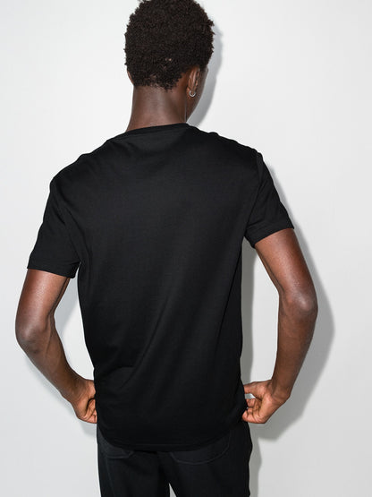 RALPH LAUREN Logo Classic Fit Jersey Crewneck T-Shirt Black