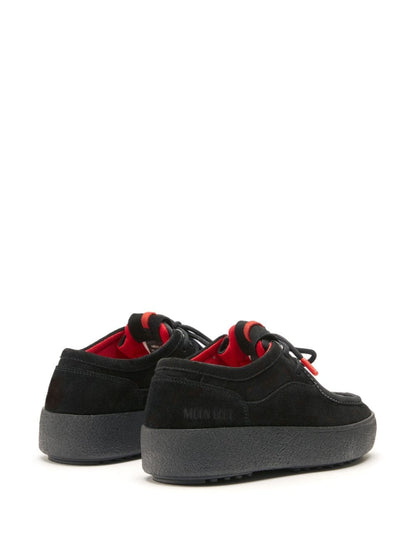 MOON BOOT MTrack Wallaby Padded Suede Sneakers Boots Black
