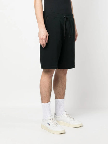 RALPH LAUREN Logo Embroidered Drawstring Shorts Black