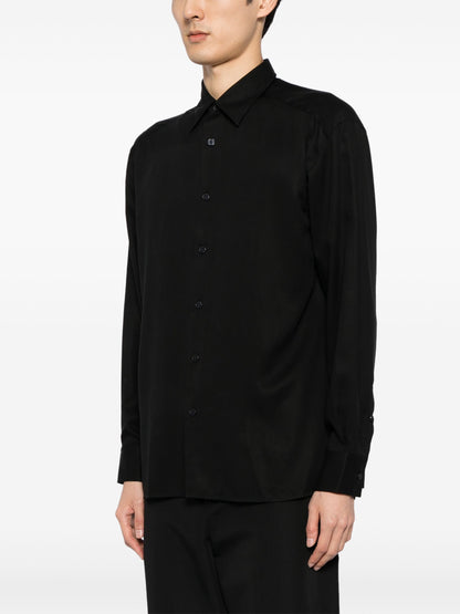 BOSS C-Cory Long Sleeve Cotton Shirt Black