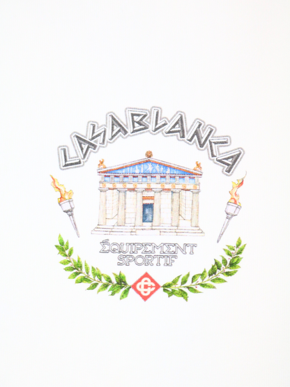 CASABLANCA Le Temple Du Sport Printed T-Shirt White