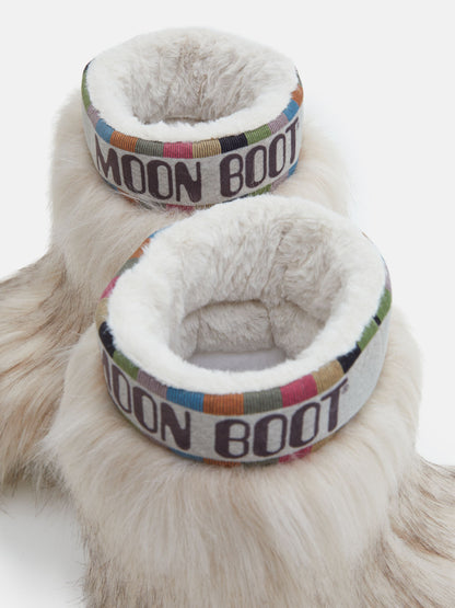 MOON BOOT Icon Yeti Boots Beige