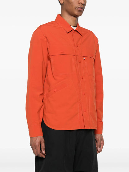 MONCLER GRENOBLE Nax Shirt Jacket Orange