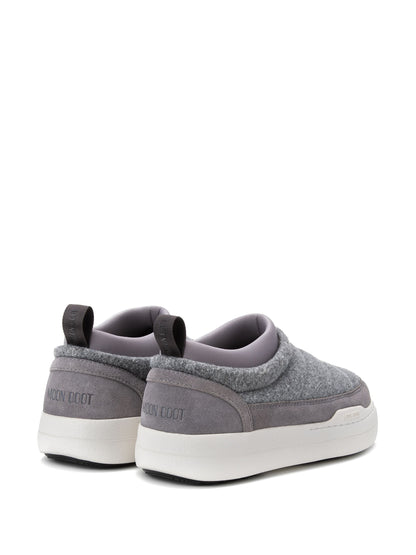 MOON BOOT Park Soft Felt Sneakers Grey