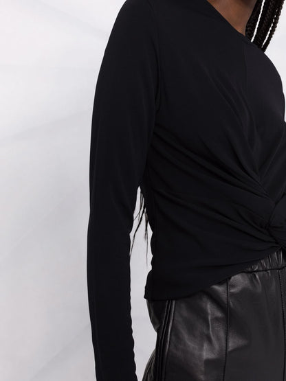 AMBUSH WOMEN Knot Long Sleeve T-Shirt Black
