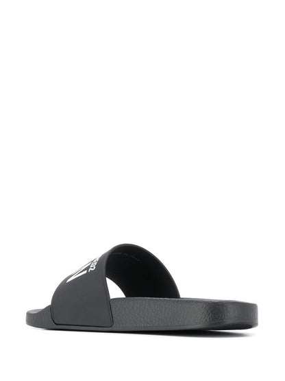 DSQUARED2 WOMEN Icon Pool Sliders Black/White