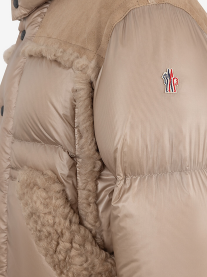 MONCLER GRENOBLE Clusaz Padded Jacket Beige