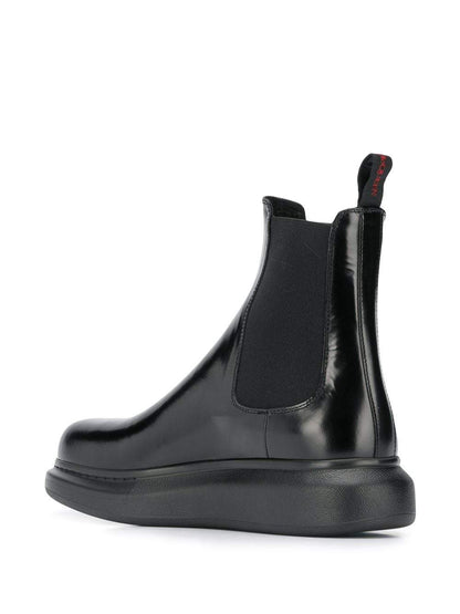 ALEXANDER MCQUEEN Hybrid Chelsea Boots Black