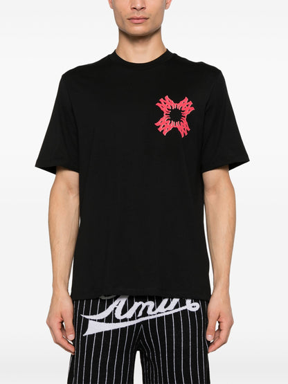 AMIRI MA Quad Logo Graphic Cotton T-Shirt Black