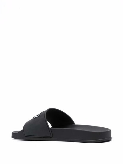 DSQUARED2 Logo Print Sliders Black