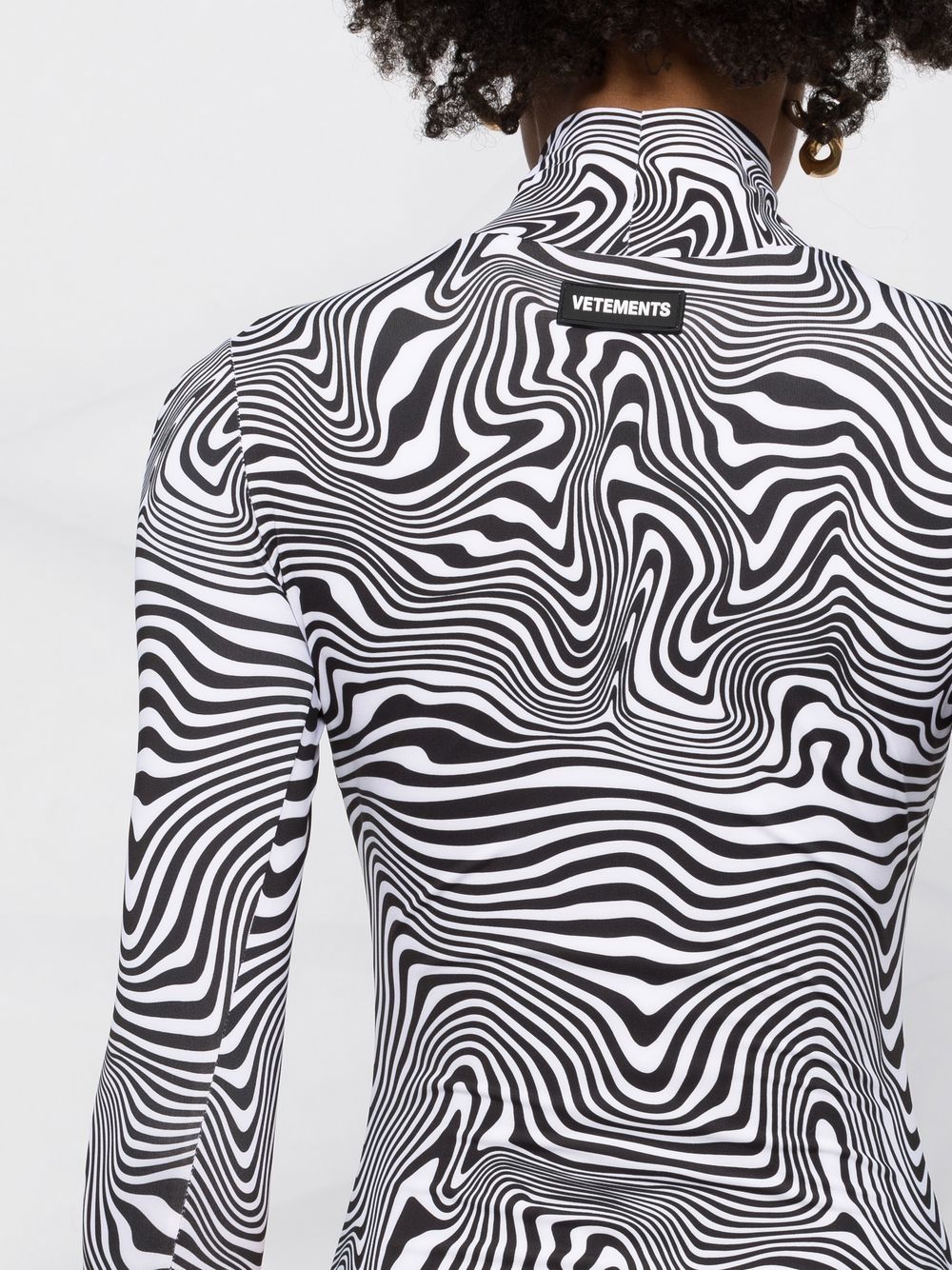 VETEMENTS WOMEN Zebra Styling Top