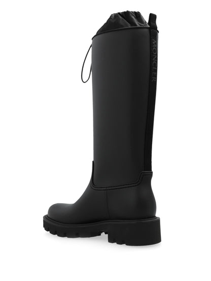MONCLER WOMEN Kickstream High Rain Boots Black