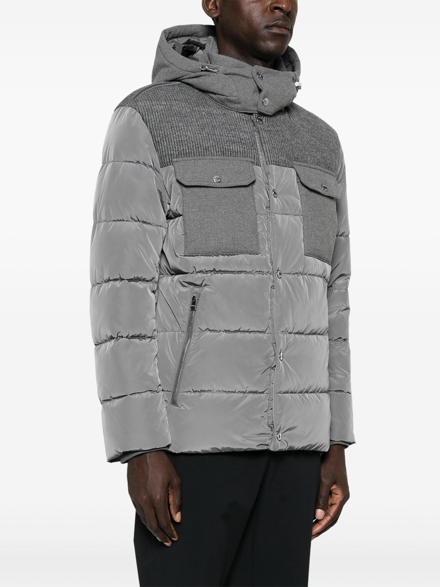 BOSS C-Caniel Water Repellent Puffer Jacket Grey
