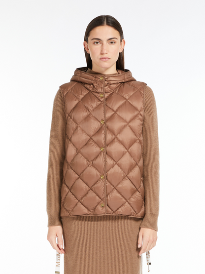 MAX MARA WOMEN Cube Trefa Gilet Brown