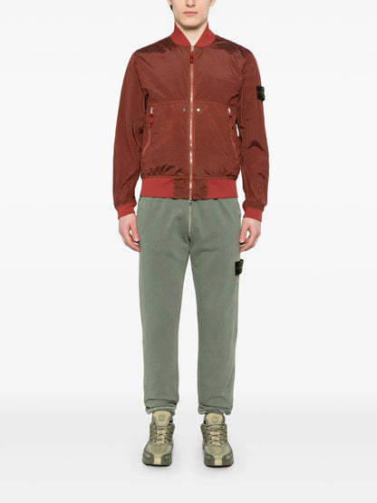 STONE ISLAND Compass-badge Bomber Jacket Copper