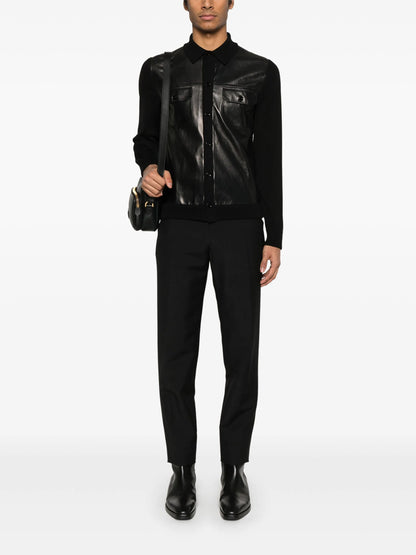 TOM FORD Panelled Jacket Shirt Black