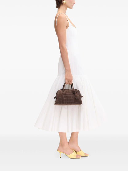 JACQUEMUS WOMEN La Robe Agave Midi Dress White