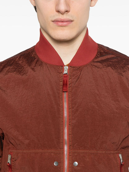 STONE ISLAND Compass-badge Bomber Jacket Copper