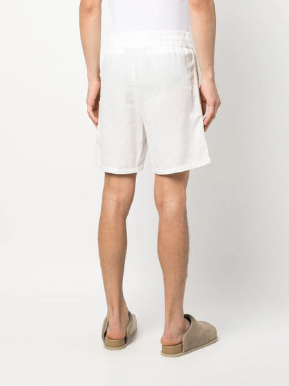 PALM ANGELS PA Monogram Track Shorts White