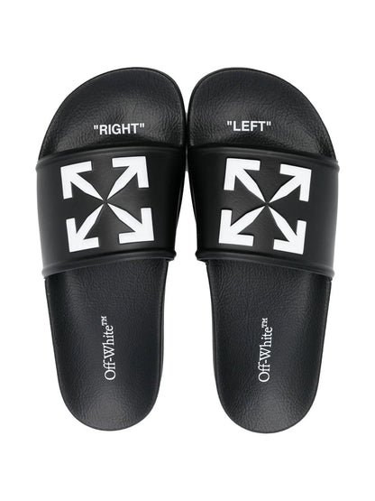 OFF-WHITE Arrow Slider Black/White